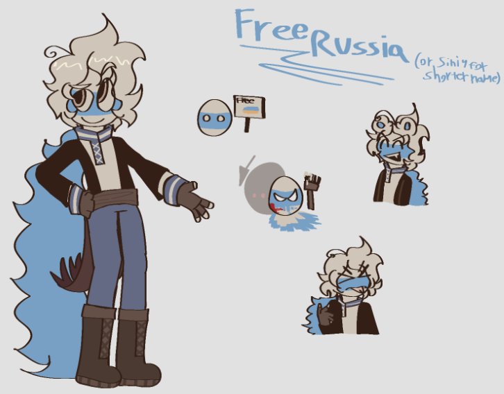 RandomRed_Panda's tweet photo. Idk if there is a tag for Free Russia grrr

#CountryHumans https://t.co/EzYNe1L7Ox