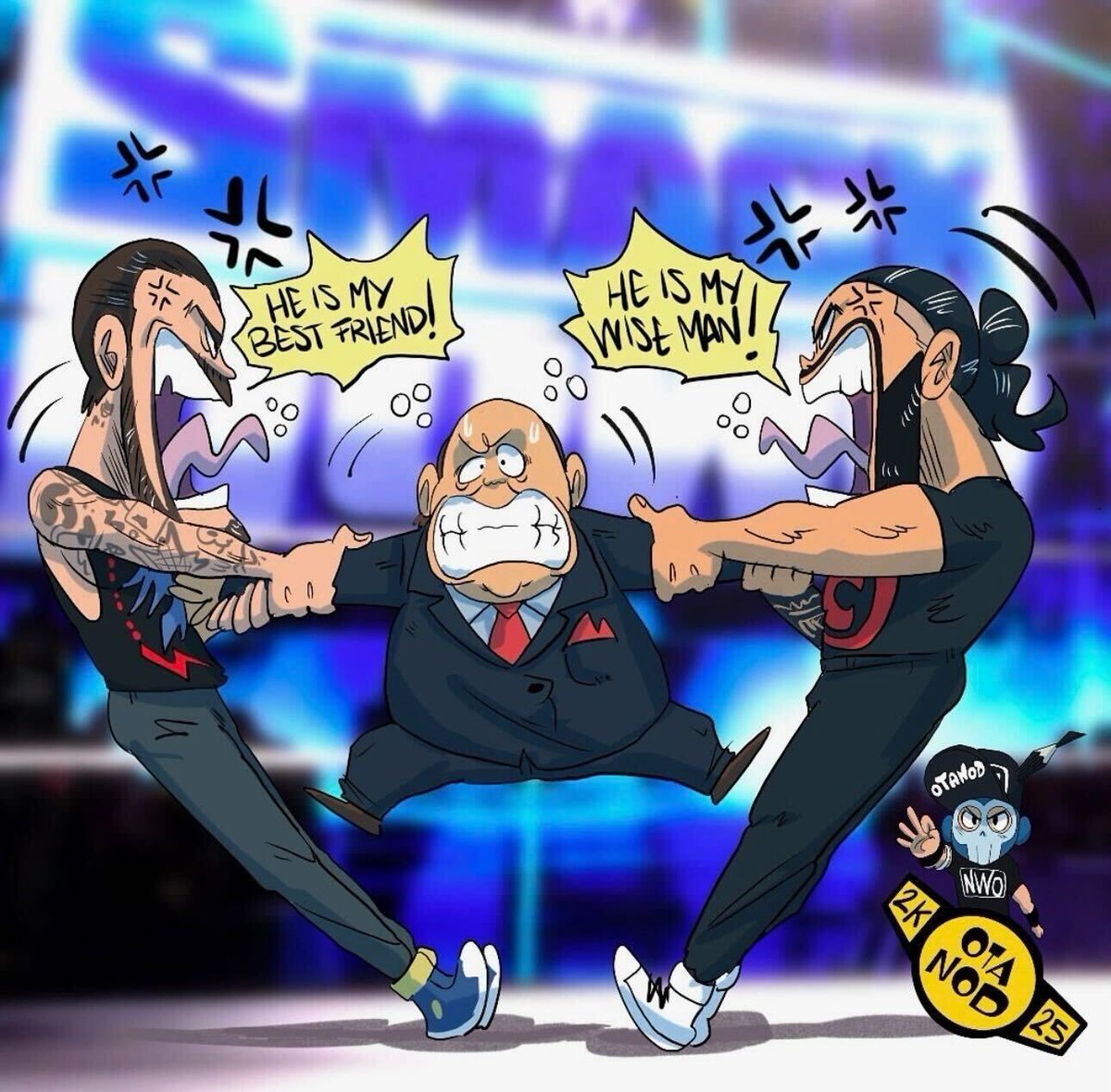 WWE's tweet photo. Everyone wants The Wiseman @HeymanHustle  in their corner… https://t.co/xVBqyEccYT