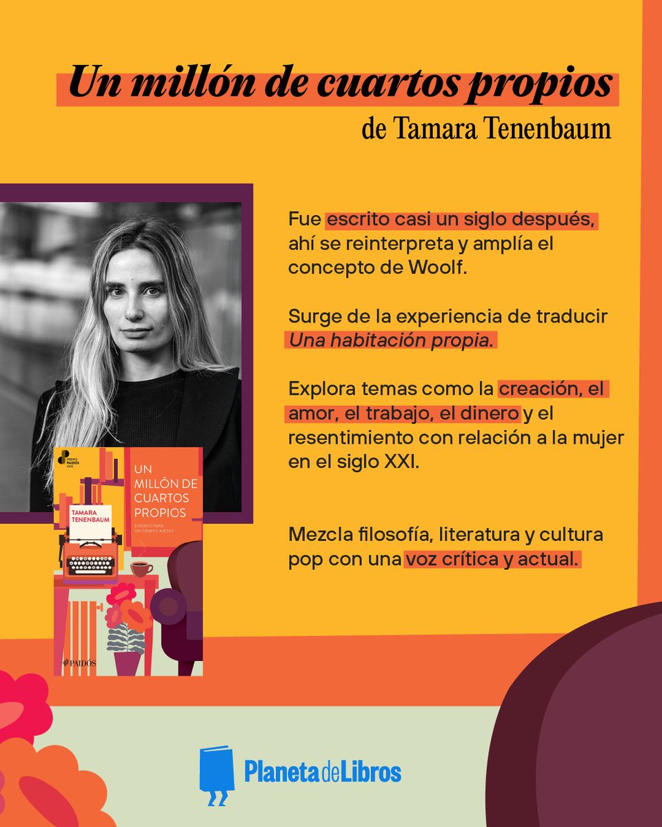 PlanetaLibrosMx's tweet photo. ✨📚 Una habitación propia fue el punto de partida de Un millón de cuartos propios.
Éstos libros son dos perspectivas que comparten un mismo anhelo: reflexionar sobre la libertad, la belleza y el trabajo como impulsores de la igualdad.
#UnCuartoPropio #UnMillónDeCuartosPropios https://t.co/tzH5f9deYI