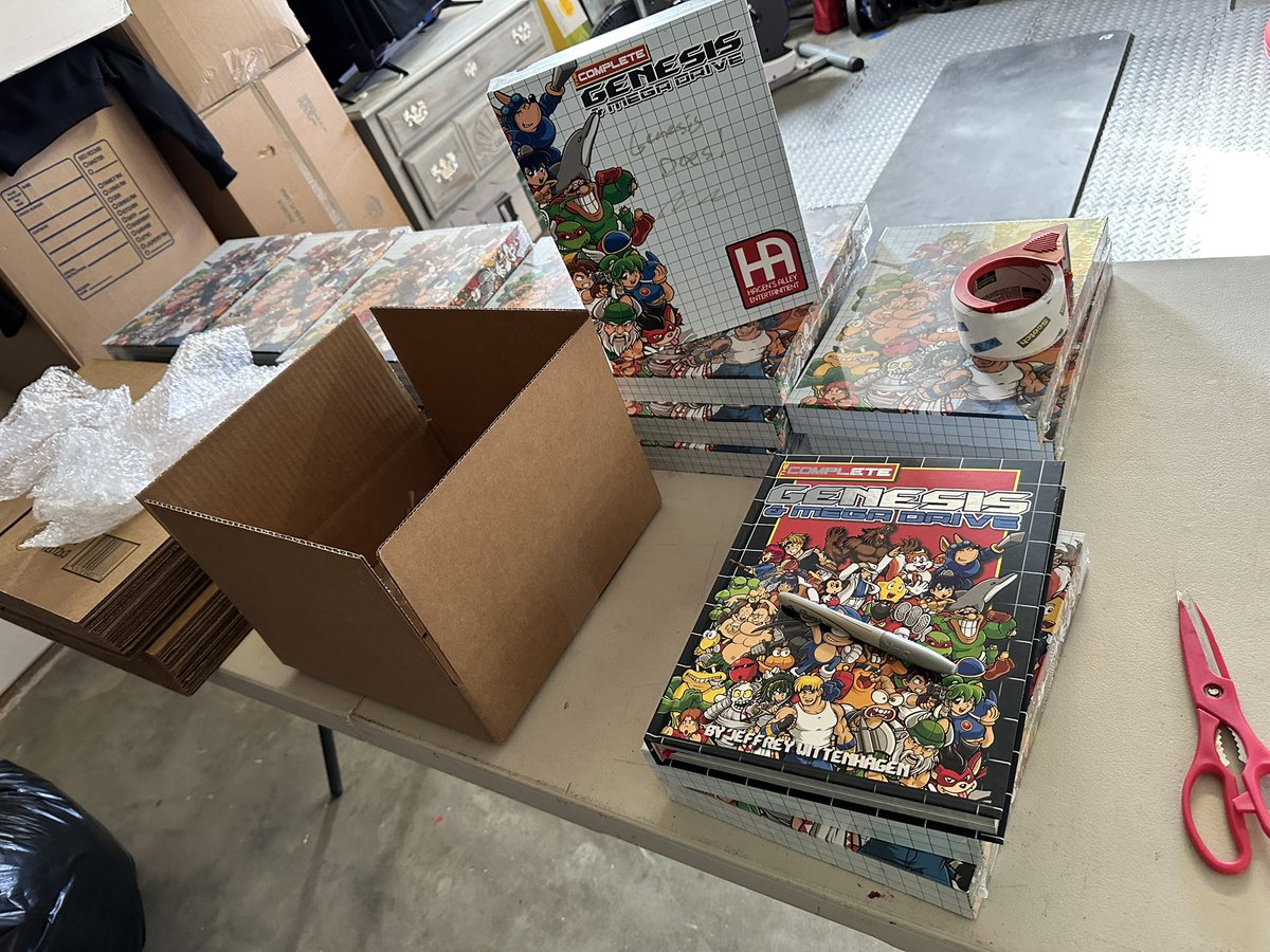 Signing copies of the LE Complete Genesis book! Did you snag a copy!?

My Patreon keeps on growing which is wild…

patreon.com/hagensalley?ut…

#sega #segagenesis #GenesisDoes #hagensalley
