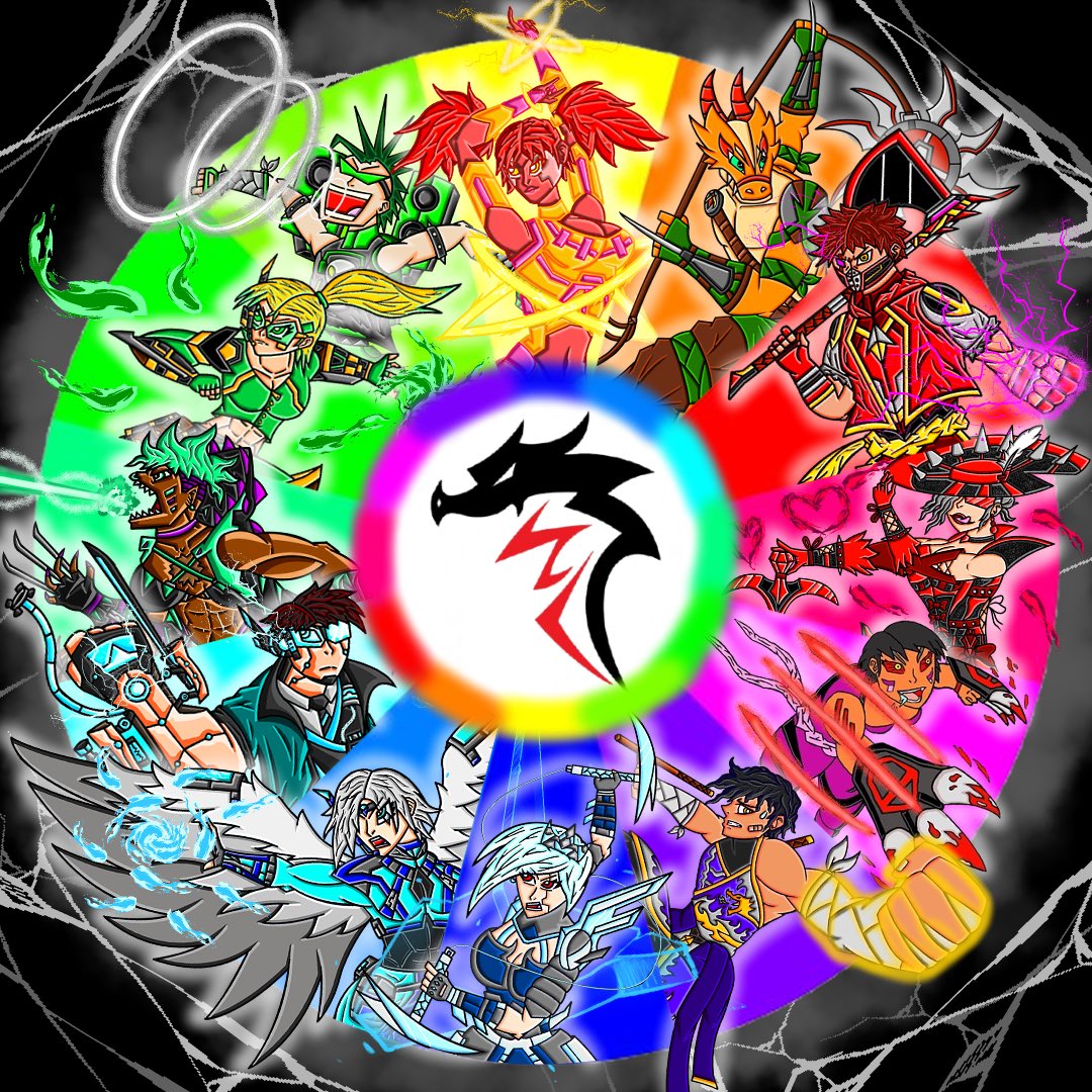 sasinaath's tweet photo. Colour wheel challenge with my original characters how did I do haha #ComicSeries #DigitalArtwork #originalcharacters #artists #originalcharacter #comics #drawing #art #digitalart #clipstudiopaint #clipstudio #colourwheel #colourwheelchallenge #artmoots https://t.co/E3FEuwSXnv