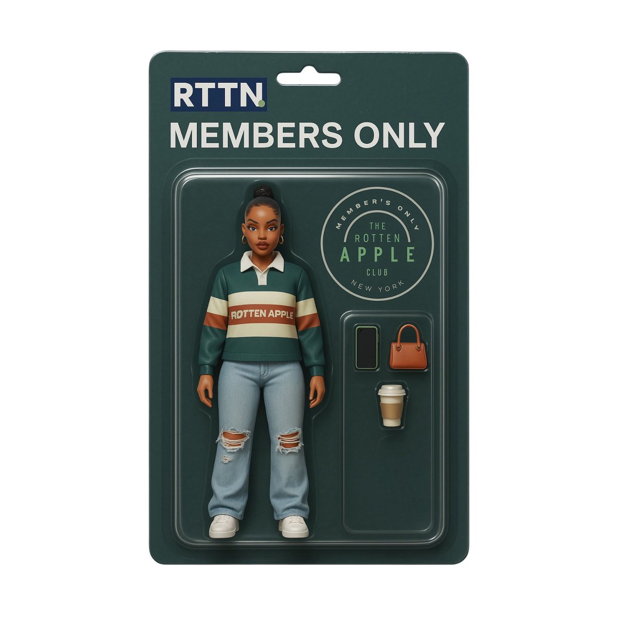 RottenAppleClub's tweet photo. Everyone’s making action figures of themselves…
So we had to do it the Rotten Apple way.

5 digital figures.
5 alter egos.
All rocking the brand.

Just for the culture.
Just for the flex.

Which one’s your favorite?
Drop it in the comments. https://t.co/JGN6p7VM49