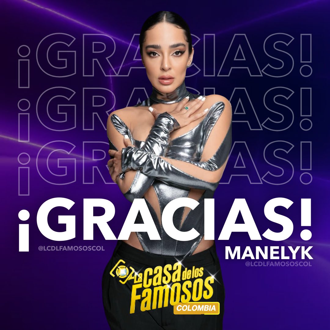 ¡Gracias, Manelyk! Por habitar nuestra casa con tu carisma, alegría y emociones. Tu paso por aquí dejó huella. Esperamos tenerte de nuevo en alguna temporada de #LaCasaDeLosFamososCol como habitante. ¡Éxitos en lo que viene! 💗🐦

#LaCasaDeLosFamososCol2
#LCDLFAllStars #LCDLF5