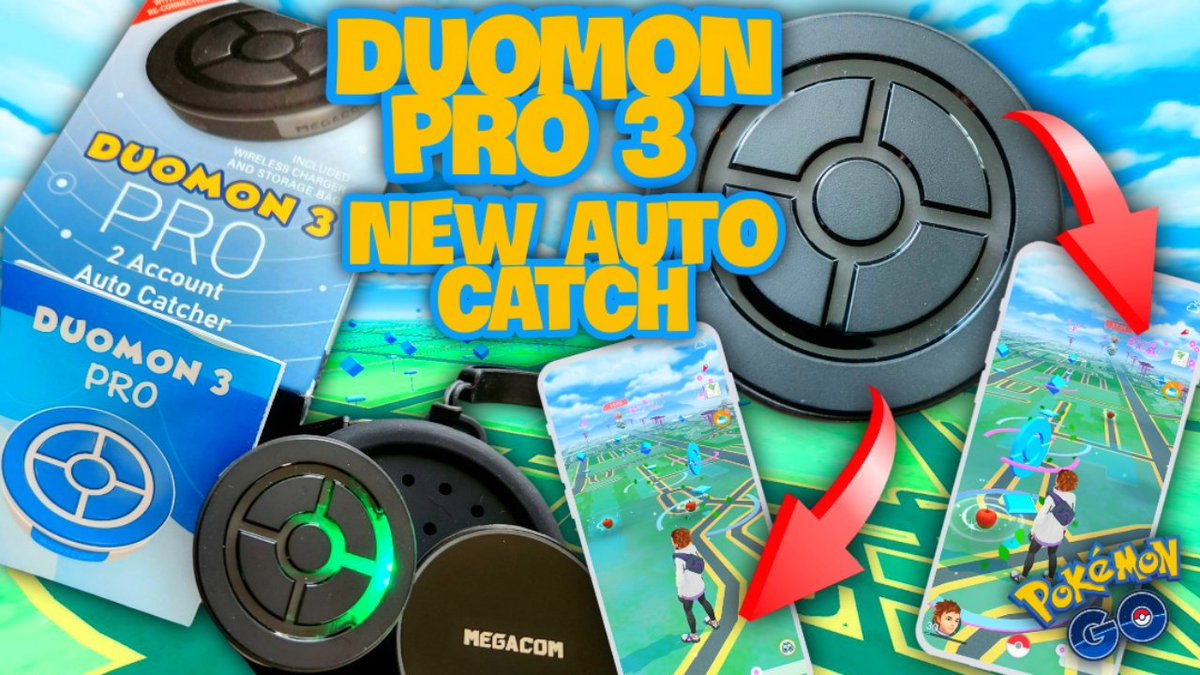 Poke AK (@pokeak101) on Twitter photo ⭐New automatic Pokemon catcher Duomon Pro 3
🎟️Giving one away! To win follow, like, comment & retweet
⚠️If you want to buy a Duomon Pro 3 use code POKE10 here megacomshop.com/en?rcode=POKE10
🏆Thank you to <a href="/CatchmonGo/">MEGACOM_DuoMon</a>
📰#PokemonGO #Pokemon
▶️youtu.be/Jxsv03C8ei8 ⭐New automatic Pokemon catcher Duomon Pro 3
🎟️Giving one away! To win follow, like, comment & retweet
⚠️If you want to buy a Duomon Pro 3 use code POKE10 here megacomshop.com/en?rcode=POKE10
🏆Thank you to <a href="/CatchmonGo/">MEGACOM_DuoMon</a>
📰#PokemonGO #Pokemon
▶️youtu.be/Jxsv03C8ei8