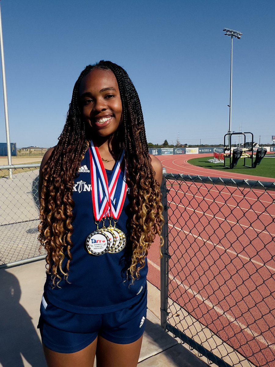 KPA_Warriors's tweet photo. Karlee Flores - 2nd Long Jump, 2nd 100M, 1st 4x2 Relay, 1st 4x4 Relay

#kpawarriors
#warriorfamily 
@RandyRosetta @pchristy11 @806hsscmedia https://t.co/vXpiDtn5B3