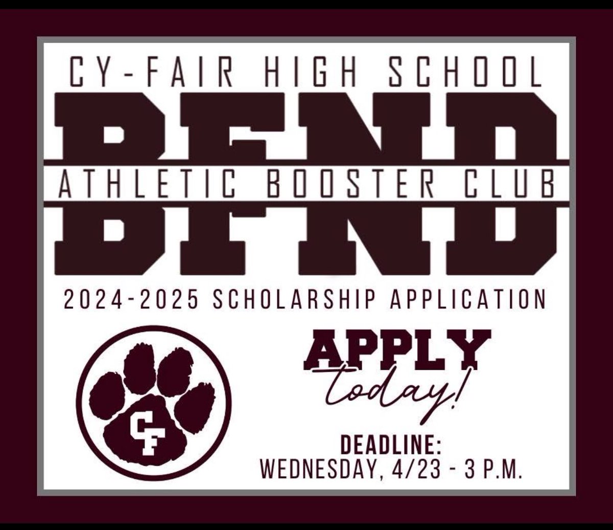 Cy Fair Athletic Leadership Council tweet media