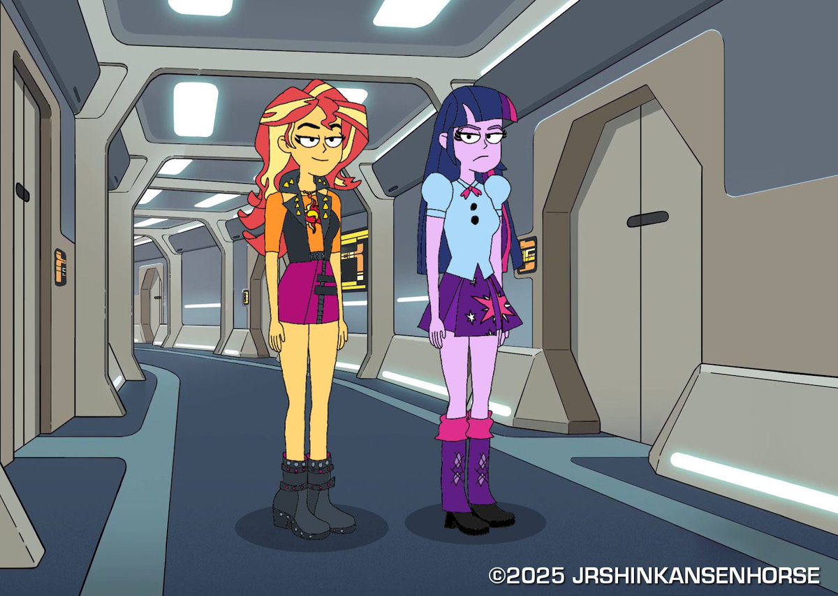 Sunset and Twilight on the USS Cerritos on April 2, 2385, the 370th anniversary of My Past Is Not Today. It was all because Q yanked them from their time.
#MyPastIsNotToday2025
#MyPastIsNotToday2385
#StarTrekLowerDecks
#EquestriaGirls
<a href="/RockingSunset/">ֆʊռֆɛȶ 'คȥє๓' ֆɦɨʍʍɛʀ</a>