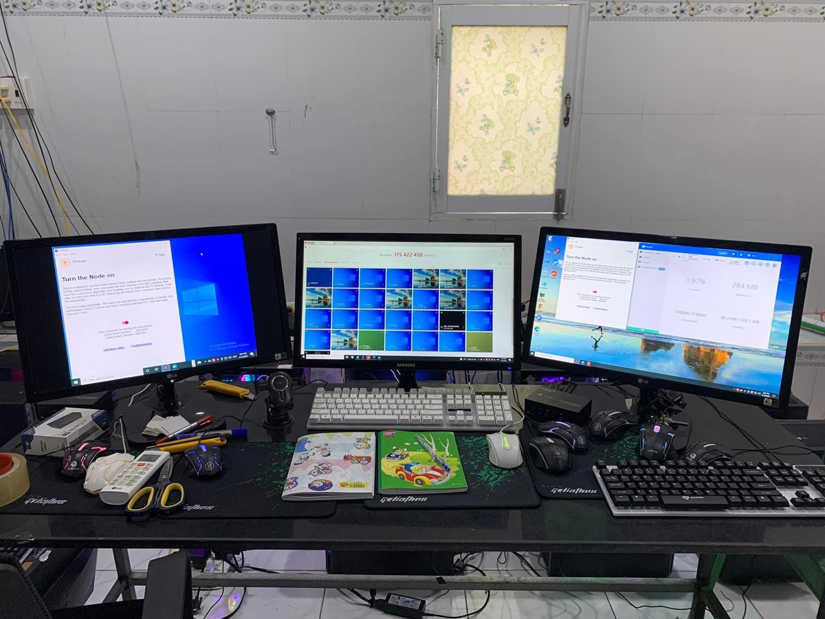 Our daily work, each machine records Pi points to Pioneer's account.
#pinetwork #pithetime