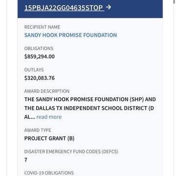Here are the receipts proving the D. O. J. funded millions through Sandy Hook organizations to silence Alex Jones. 

I hate to say I told you so, but....Well, you know how this ends. #SorryNotSorry #AlexJones #SandyHook
