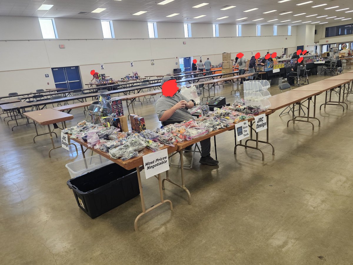 JRCDesignStore's tweet image. All set up at Dairycon 2025! Swing by tomorrow and pick up some add on kits!