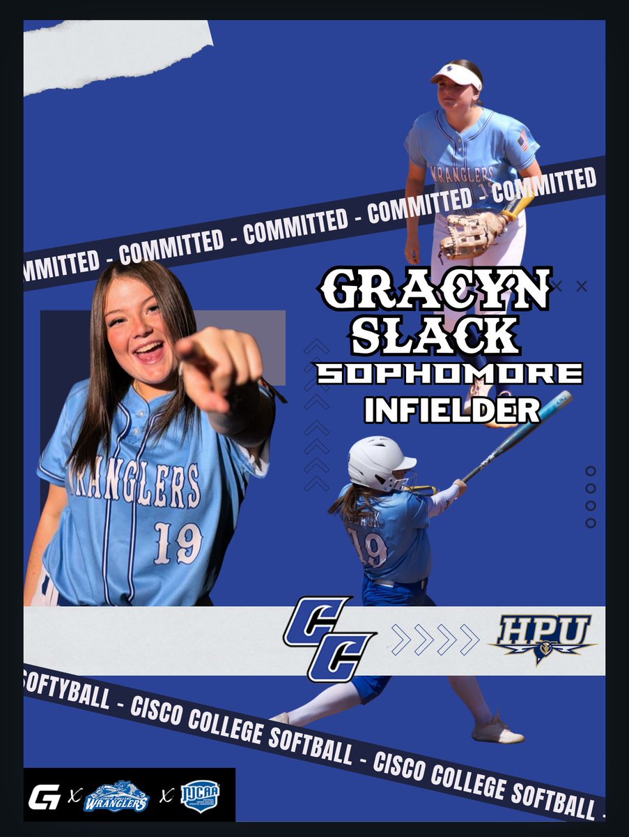 CiscoCollegeSB's tweet photo. ~!COMMITTED!~ 
Congratulations to Sophomore Infielder Gracyn Slack on her commitment to further her academic &amp; athletic career at Howard Payne University in Brownwood, Texas in the Fall of '25! 
#ScogirlSB #ScoGirlsMovingOn https://t.co/z5GqX3PAwv