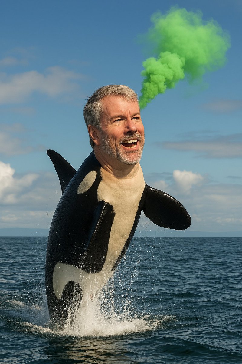 Watching a magnificent whale breach out from his underwater position is one of life's most unique and joyful experiences.

Thanks to <a href="/FartStrategy/">FartStrategy</a> and <a href="/FartCoinOfSOL/">Fartcoin💨</a> you get to watch this in real time.