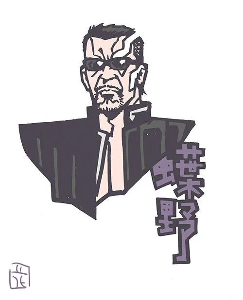 このタッチでプロレスラーイラスト ガッテム。 #蝶野正洋 #このタッチ #ファンアート