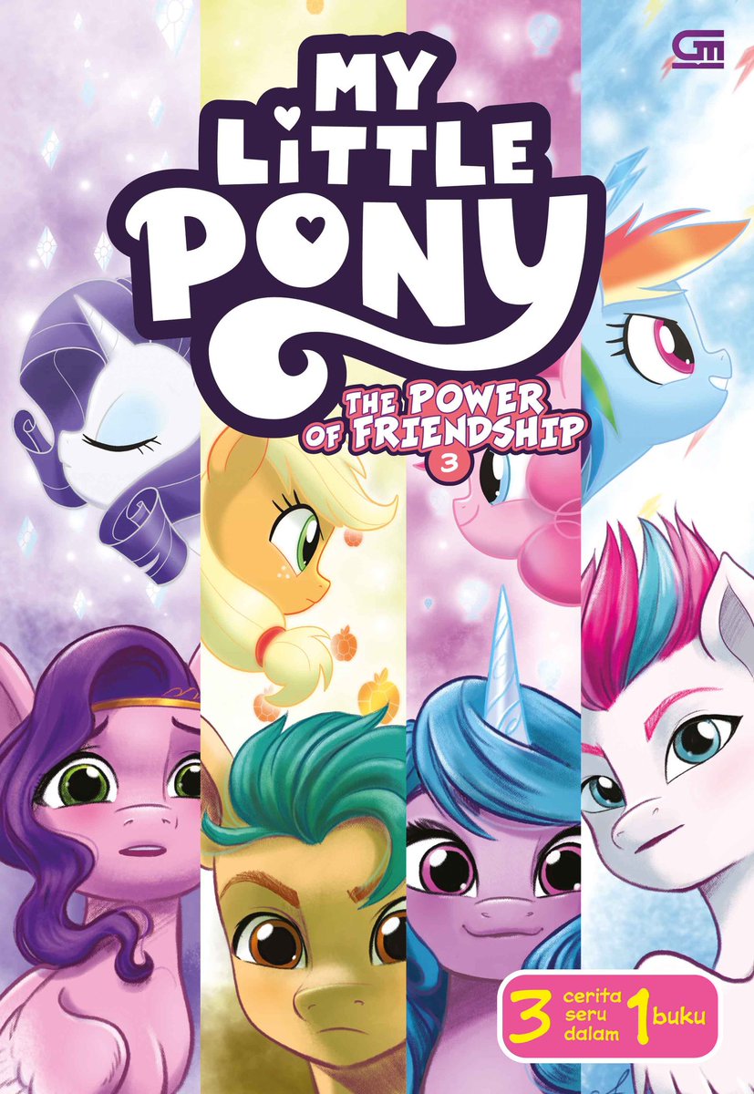MLPG524092021's tweet photo. G5 IDW comics WEREA RELEASED on Indonesia part 1.
Found Gramedia Pustaka Utama website.
Link: https://t.co/fCrPtSWXtG
#mylittlepony #mlpg5 #mlptellyourtale #sunnystarscout #izzymoonbow #pipppetals #zippstorm #hitchtrailblazer #mlpidw #idw #idwcomics #mlpofficial #leak https://t.co/AAbkhKx4ob