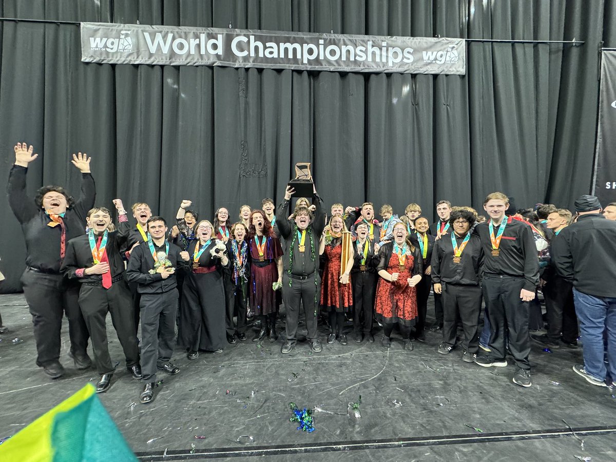 Introducing your WGI Concert World Class Bronze Medalist Plainfield High School! 🎉 🥁 @wgisportofthearts