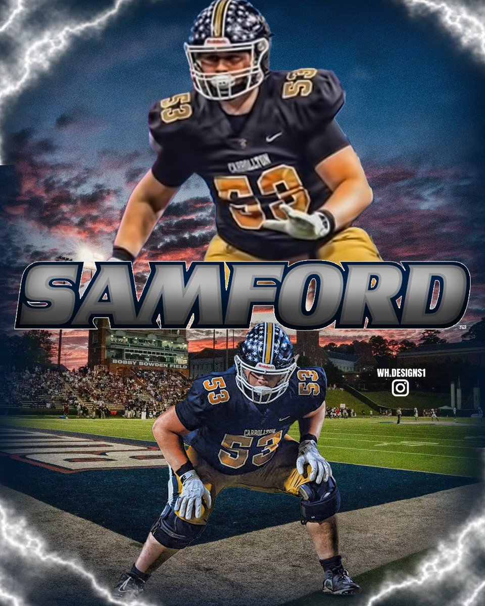 Beau Ball (@beau_ball13) on Twitter photo After careful consideration and prayer I have decided to continue my athletic and academic career at Samford University. #Committed
<a href="/HatchAttack1/">Chris Hatcher</a>
<a href="/ShawnPbostick/">Coach Shawn Bostick</a>
<a href="/CoachScales/">Chaz Scales</a> <a href="/RickyTurner19/">Ricky Turner</a> <a href="/CoachJoeyKing/">Joey King</a> <a href="/CoachD_Phillips/">Coach Dusty Phillips</a> <a href="/CoachMasters/">Nate Masters</a> <a href="/CarrolltonTroj1/">Carrollton High School FB 🏈 Recruiting Page</a> <a href="/Carrollton_High/">Trojan Football</a> After careful consideration and prayer I have decided to continue my athletic and academic career at Samford University. #Committed
<a href="/HatchAttack1/">Chris Hatcher</a>
<a href="/ShawnPbostick/">Coach Shawn Bostick</a>
<a href="/CoachScales/">Chaz Scales</a> <a href="/RickyTurner19/">Ricky Turner</a> <a href="/CoachJoeyKing/">Joey King</a> <a href="/CoachD_Phillips/">Coach Dusty Phillips</a> <a href="/CoachMasters/">Nate Masters</a> <a href="/CarrolltonTroj1/">Carrollton High School FB 🏈 Recruiting Page</a> <a href="/Carrollton_High/">Trojan Football</a>