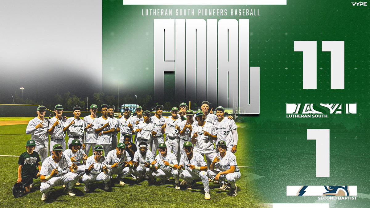 Final Score: LSA 11 
Second Baptist 1
Your LSA Pioneers came out strong and never looked back in a dominant 11-1 win over Second Baptist!

We were also joined by Jake Morealle who brought the energy and Pioneer pride with him!

Way to go, boys! Let’s keep it rolling!
#LSAPioneers