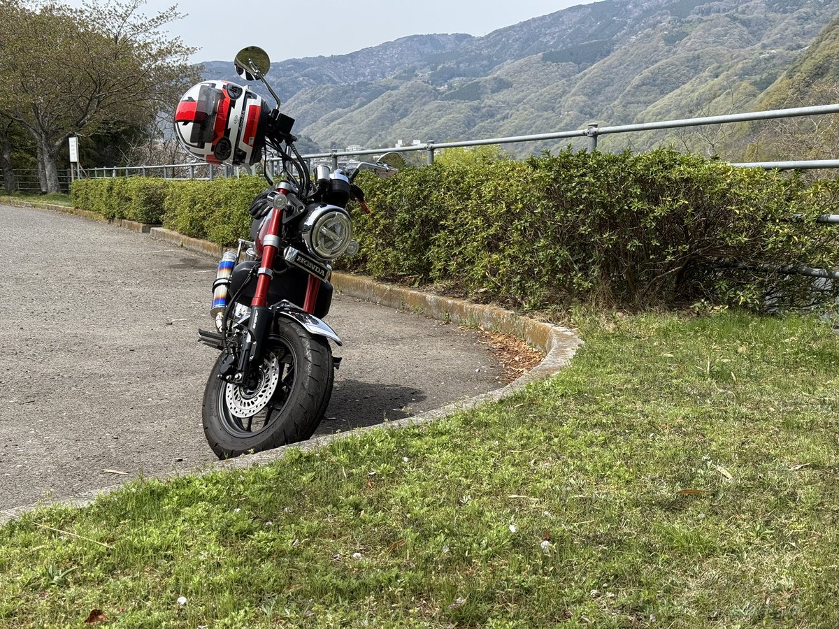 休憩🍵
腰が痛い
#モンキー125