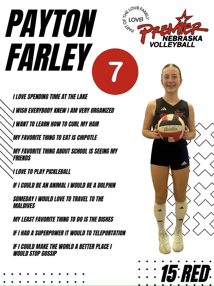 ONE WEEK until the KC Show Me National Qualifier! Meet #7 Payton ❤️