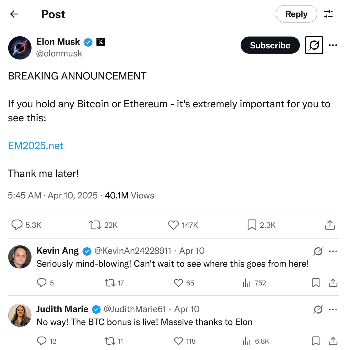 Utoca0x's tweet photo. @elonmusk Elon’s crypto strategy ignited a whole new drive. Grateful for the spark—now it’s time to rise, grind, and grow! 🚀📈 https://t.co/OcnSAivFer