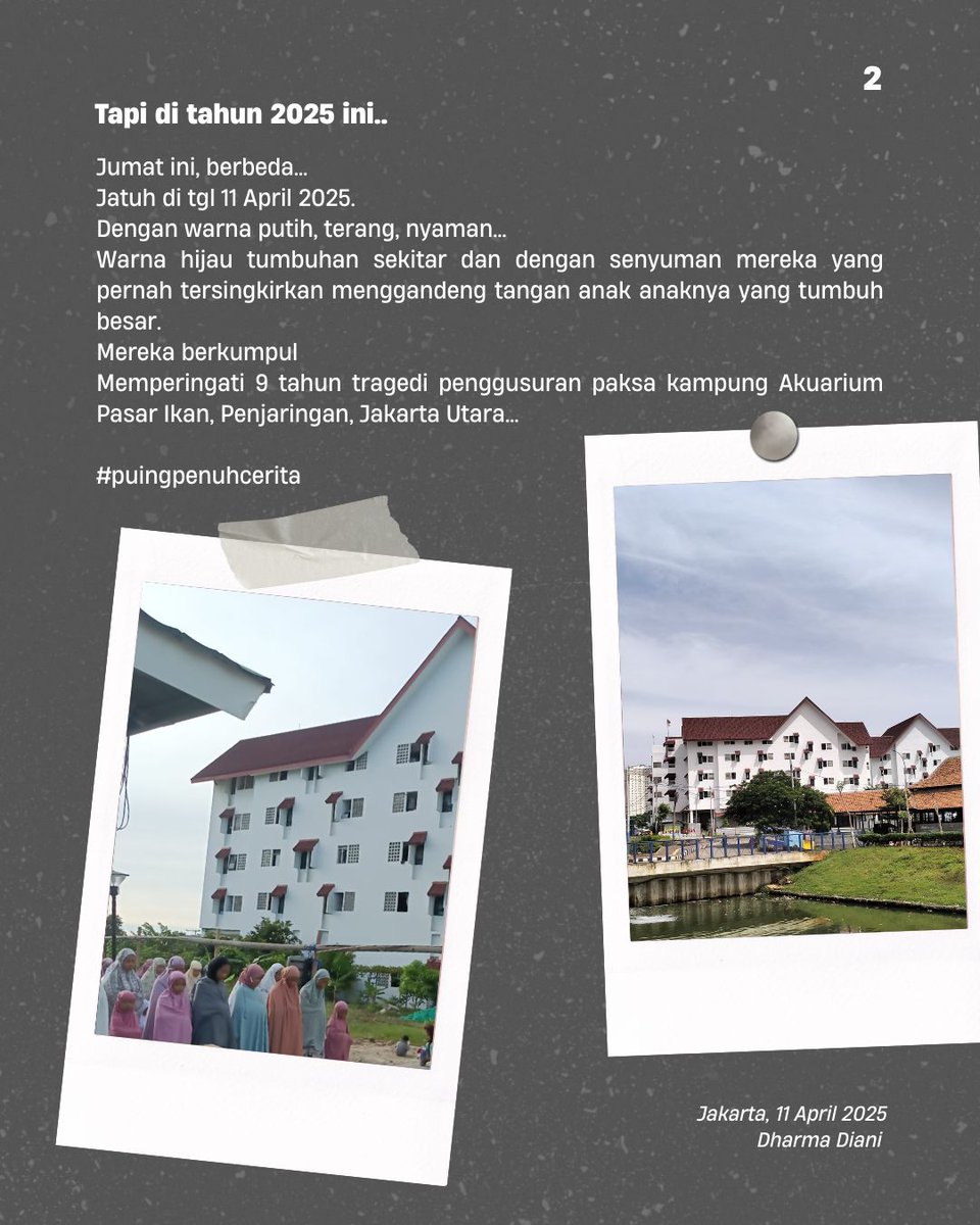 urbanpoor's tweet photo. Jumat, 11 April 2016. 9 tahun Kampung Akuarium. 
Sebuah catatan oleh Dharma Diani https://t.co/78fExcTFFt