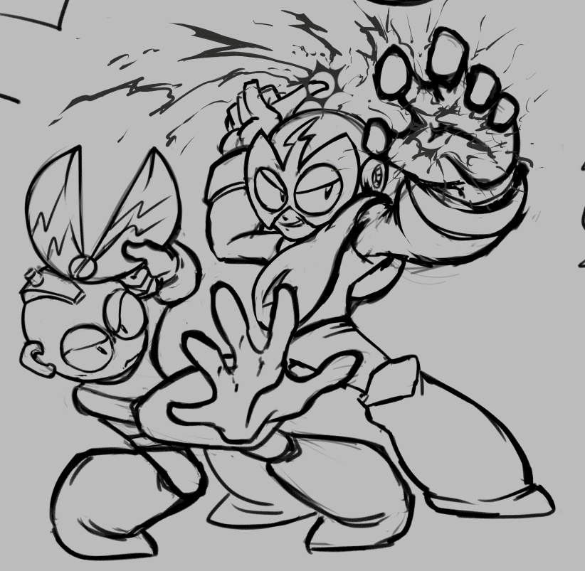 Redrawing fire and ice, remaining robot masters from Megaman\Rockman. Without Rock himself for now, however.
This game is so good 💙, also chibi version for PSP is good too. ( playing it right now )