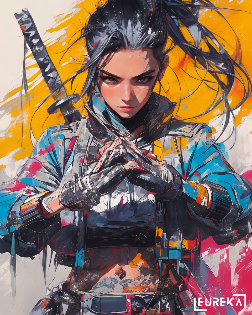 eureka_artworks's tweet photo. Battle-ready focus.
The clenched hands like sheβs about to summon lightning. β‘οΈ
#digitalart #animewarrior #midjourneyart #cyberpunkaesthetic #visualintensity