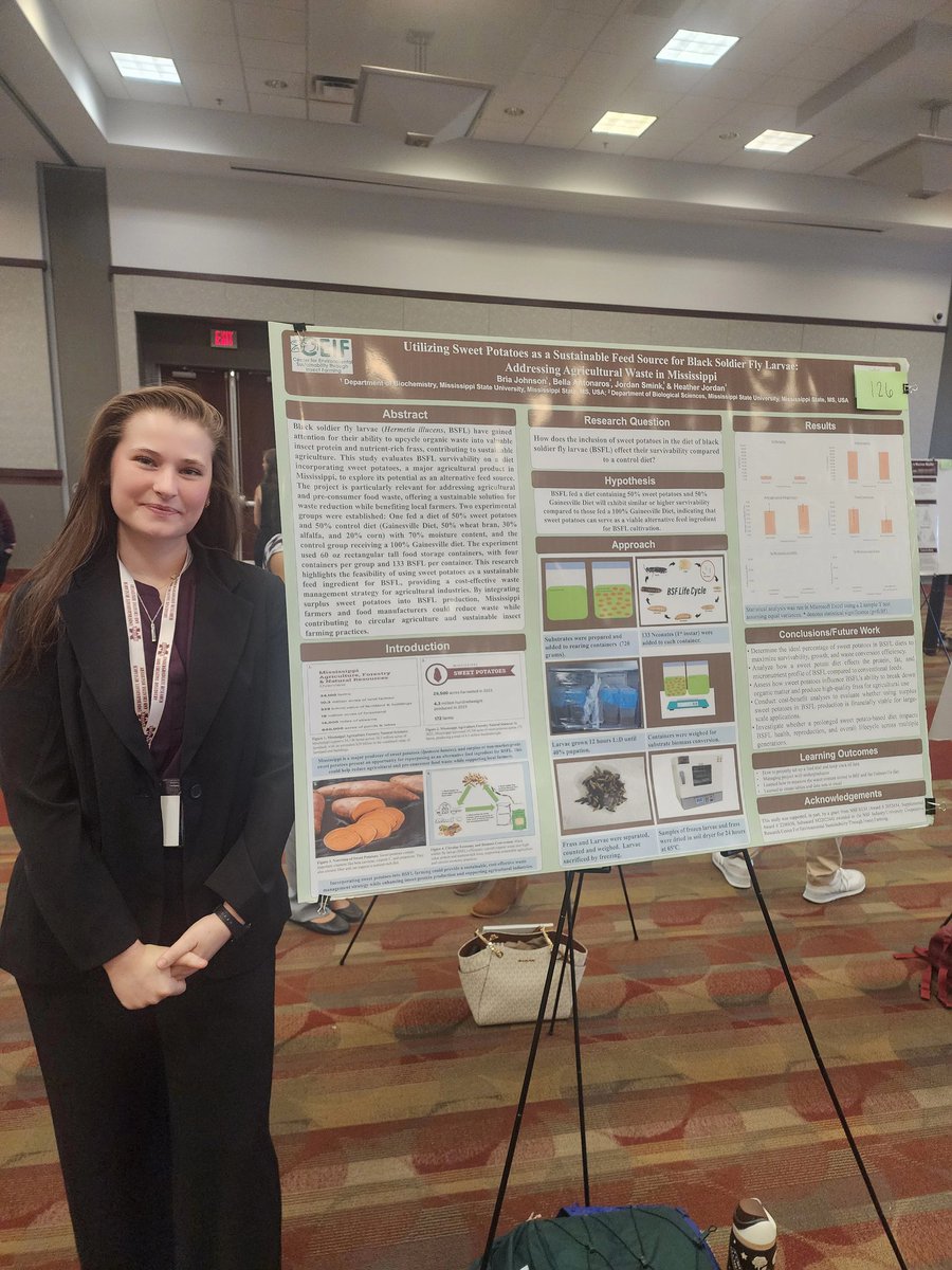JordanSmink's tweet photo. Congrats to Bria Johnson, post-bacc researcher and future vet! Proud of her growth and research at MSU. Excited for her next chapter! #STEM
Want a few more variations depending on whether you want it a bit more formal, energetic, or focused on the symposium? https://t.co/e5aGjNYOyH