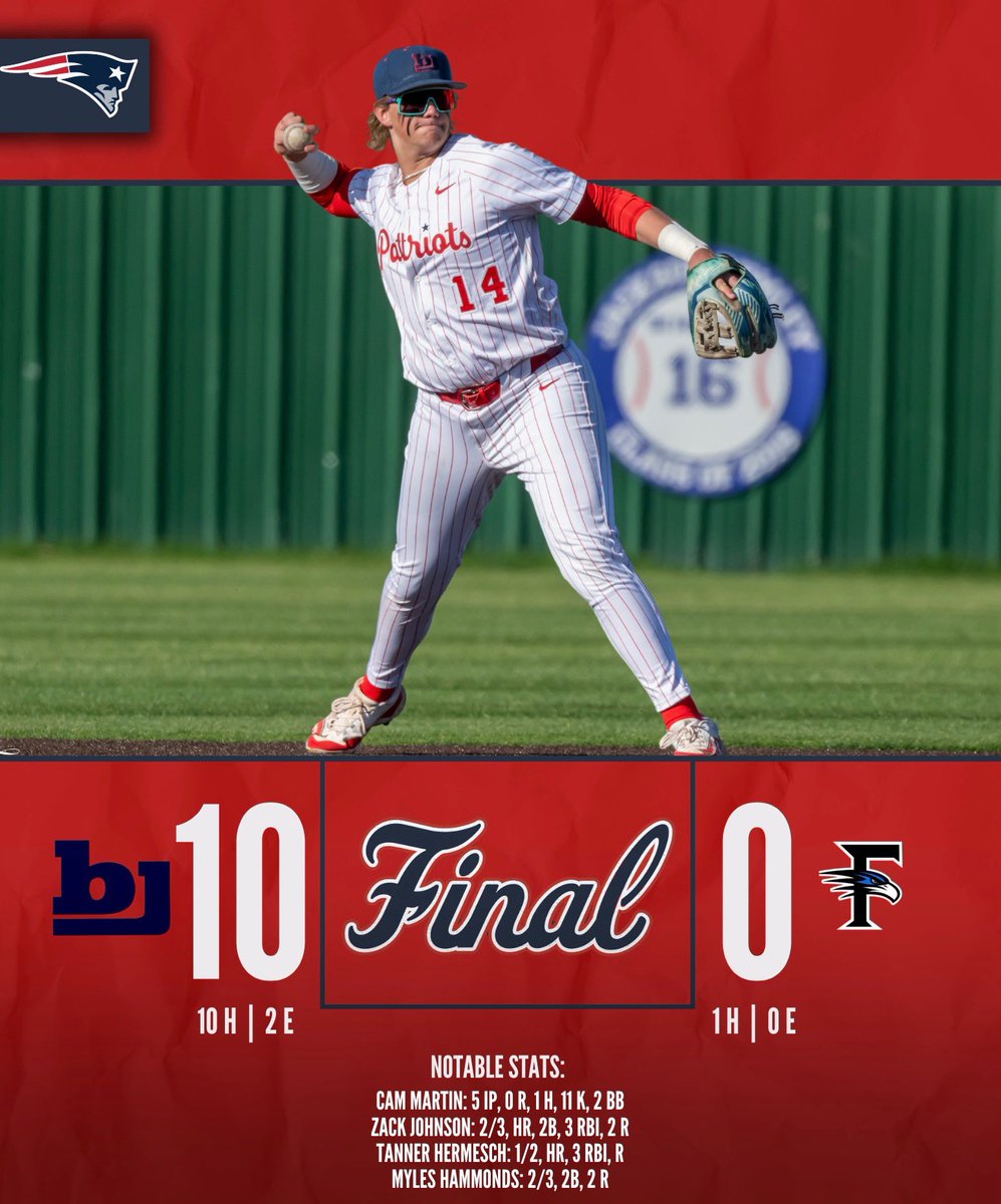 Bob Jones Baseball tweet media