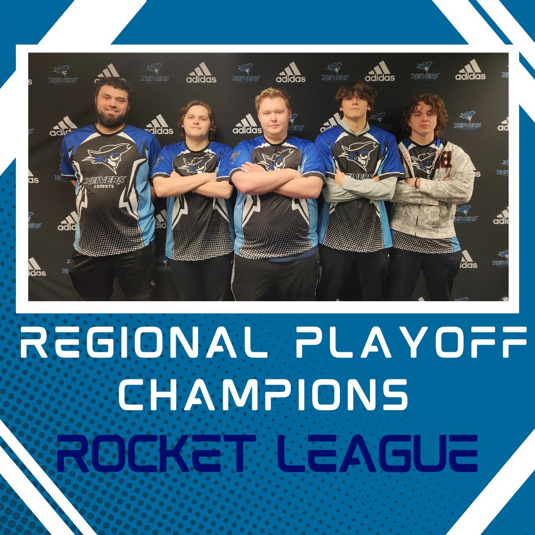 Congratulations to our Rocket League team for winning in the regional playoff championship!
#sailsup #goreivers #esports #iowawestern #iwcc #gaming #twitch #Championship #Playoffs #RocketLeague