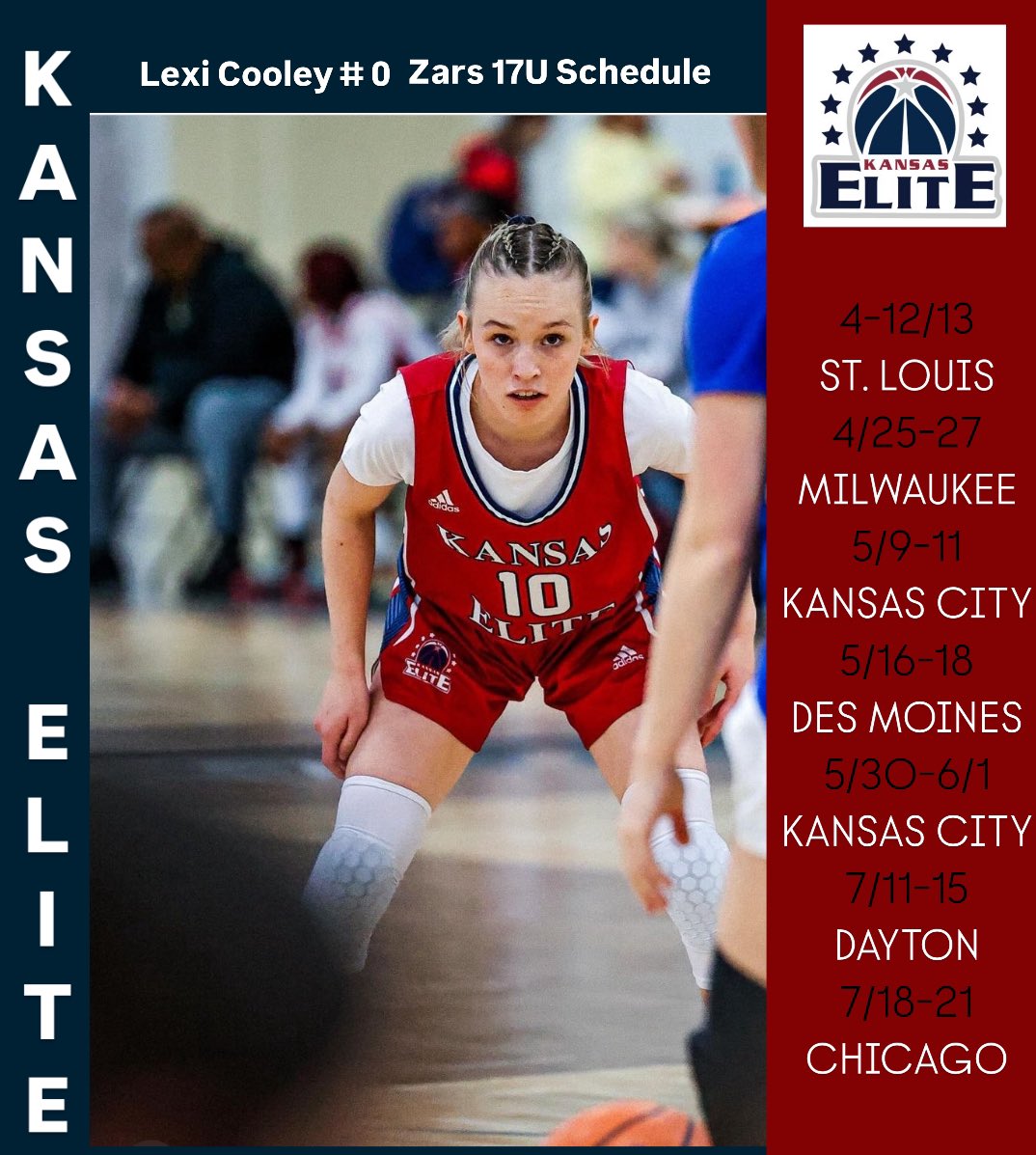 LexiCooley_26's tweet image. Club Season incoming!  I am so excited for my last season with @KansasEliteWBB