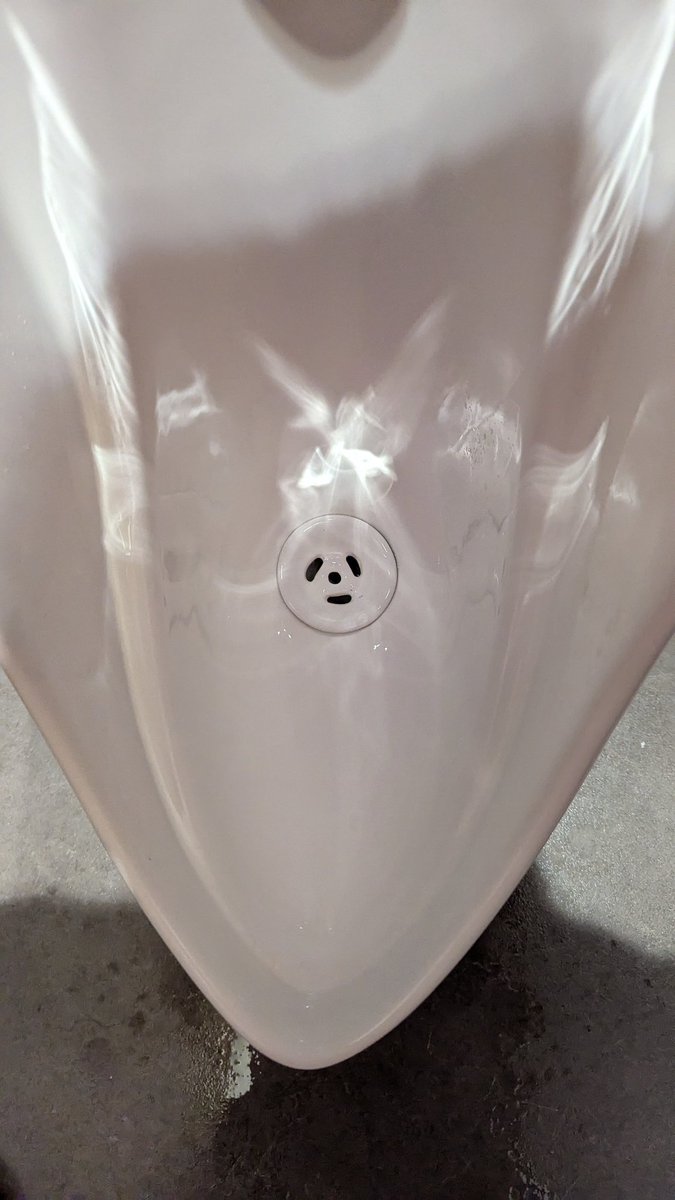 In China even the latrines look like pandas