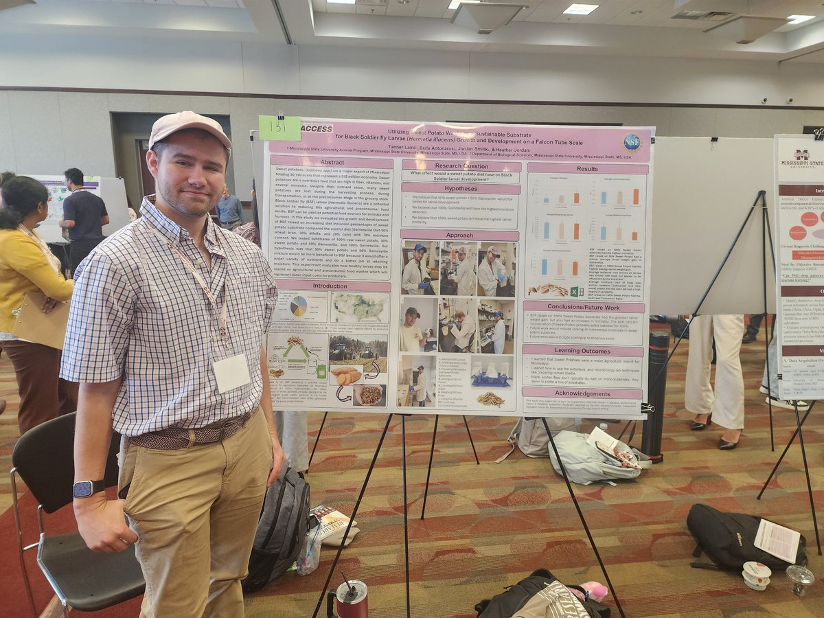 JordanSmink's tweet photo. Proud to highlight Tanner Laird, ACCESS student at MSU, working on ag waste projects in our lab! He graduates this May. Excited for his future! #MSState @MSSTATEACCESS https://t.co/DQvconkRrk