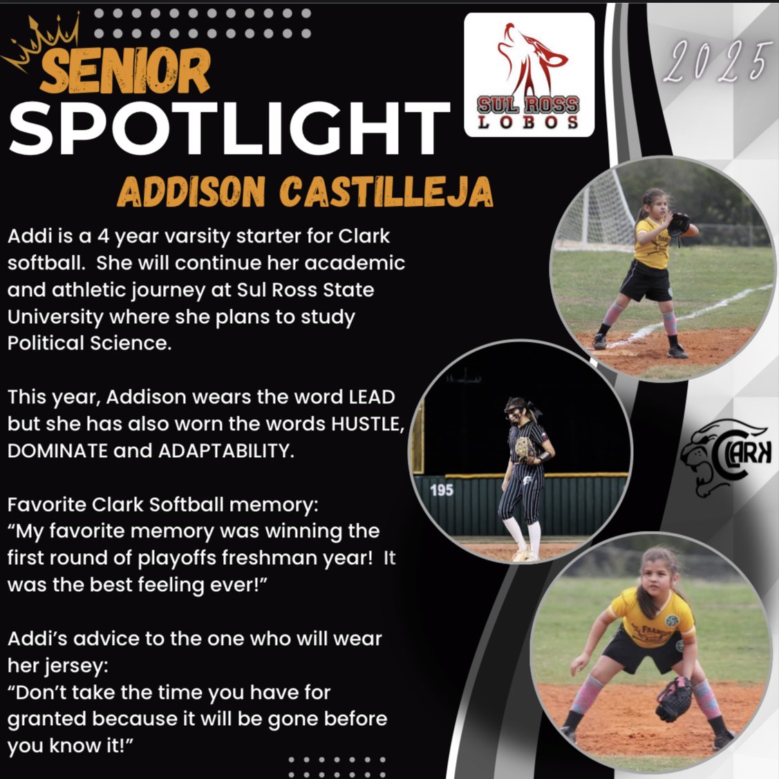 Our #14 Addi!!! 🫶🏼🥎