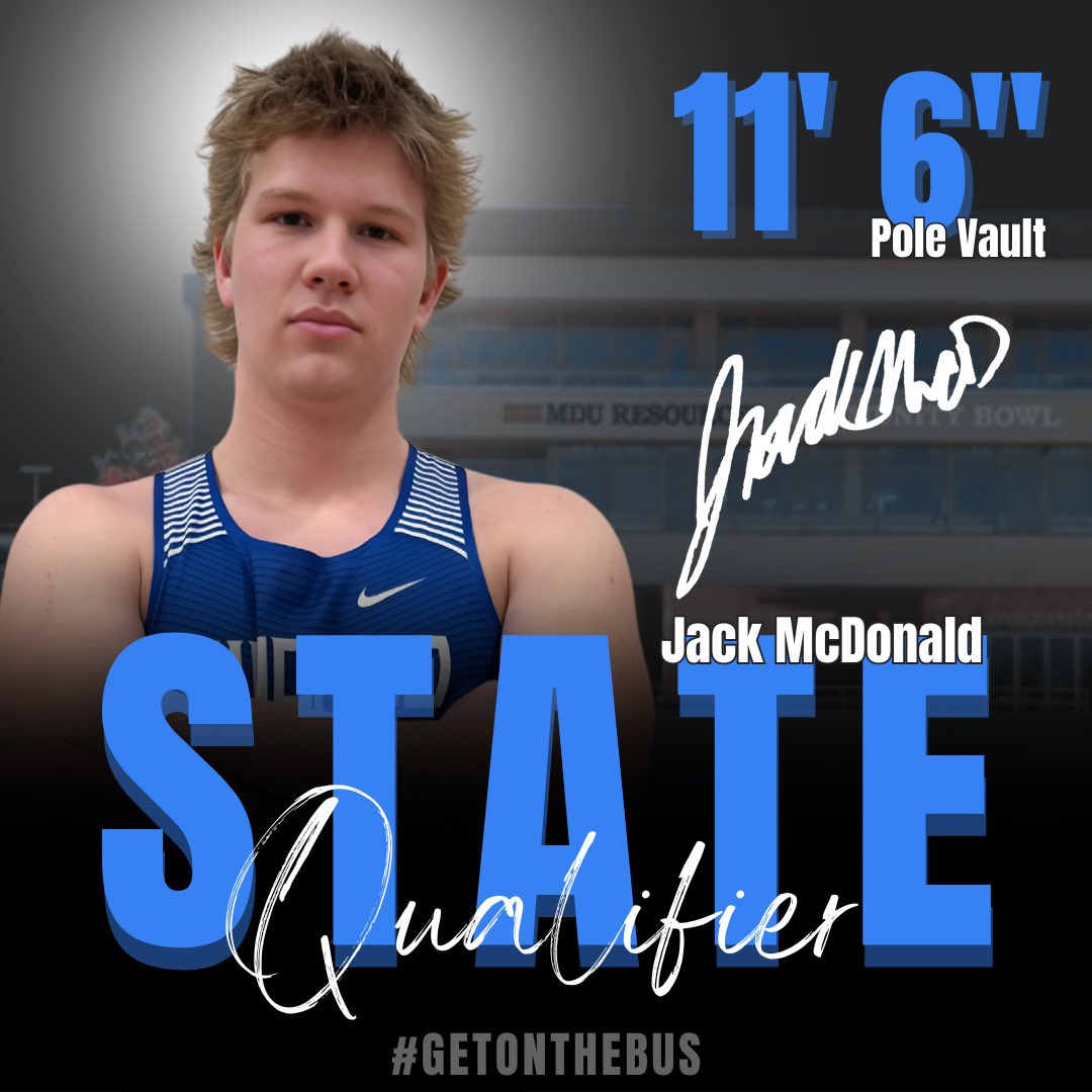 khstrackfield1's tweet photo. 💥STATE QUALIFIER x 2💥

Jack and Brock, who were both place winners at last year’s state meet, both SQ the Pole Vault today with 11’ 6” vaults! Great job guys! 👏🏻👏🏻

🏆 Pole Vault
🥉Jack McDonald
🤩 Brock Johnson
📏 11’ 6”

#getonthebus https://t.co/mI3bTkJNBT
