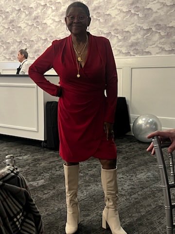 At the NKF gala tonight. Showing off my best self; healthy, optimistic, and thankful