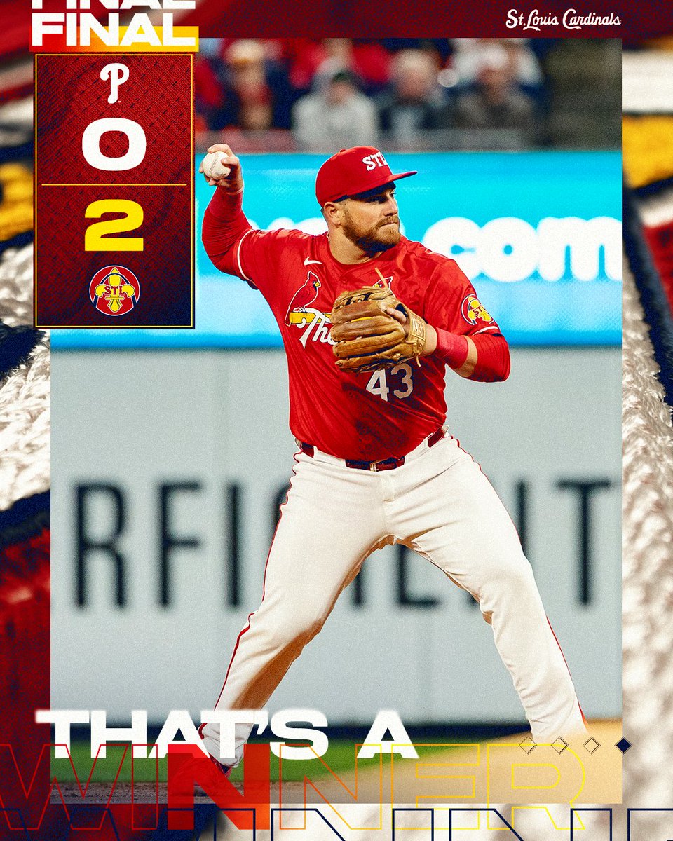 Cardinals's tweet photo. That's a Shutout! https://t.co/FVvewGXXxd
