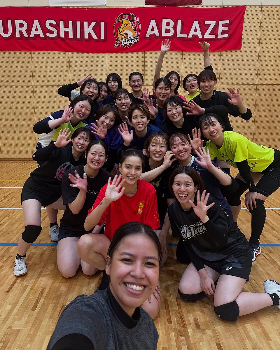 OneSportsPHL's tweet photo. KONNICHIWA, EYA 🇯🇵

Alas Pilipinas’ Eya Laure snapped a photo during her visit with the 2023 PVL Invitational Conference champions, Kurashiki Ablaze, who also compete in the Japan V.League.

#OneSports #AlasPilipinas 

📸 Instagram | @ kurashiki.ablaze https://t.co/Cxg5tll66K