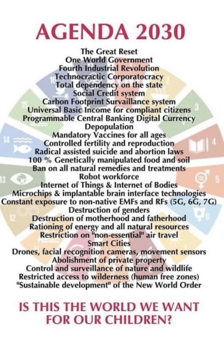 jbulldogs4's tweet photo. Agenda 2030 NWO https://t.co/qFHhuHTm0t