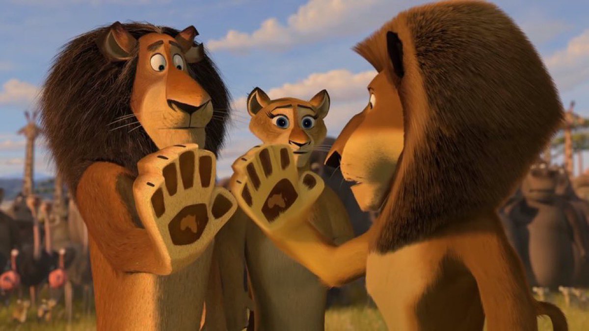 oh but if I start talking about how madagascar 2 is an allegory about the african diaspora yall gon call me “too woke” 💔✌🏽