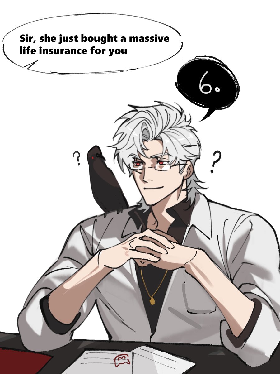 6 days til #Sylus `s bday!
(I've been hiding numbers in my countdown Sylus art as some of you can tell…This one is more or less a Chinese meme where 6 basically is the equivalent of "Zamn" in Chinese lol )