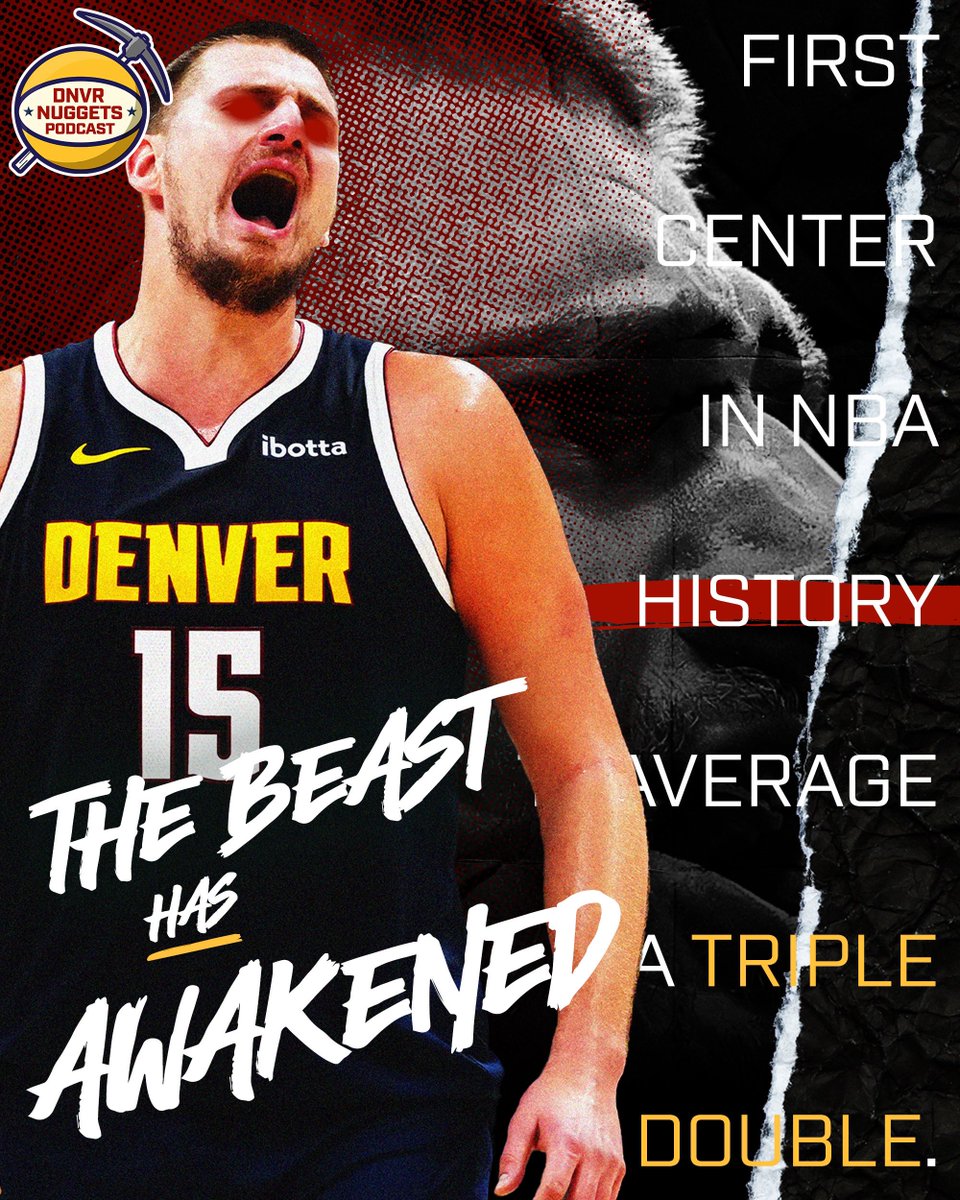 🃏 IT’S OFFICIAL 🃏

Nikola Jokic averaged a triple-double this season

📺 HISTORY CHANNEL
