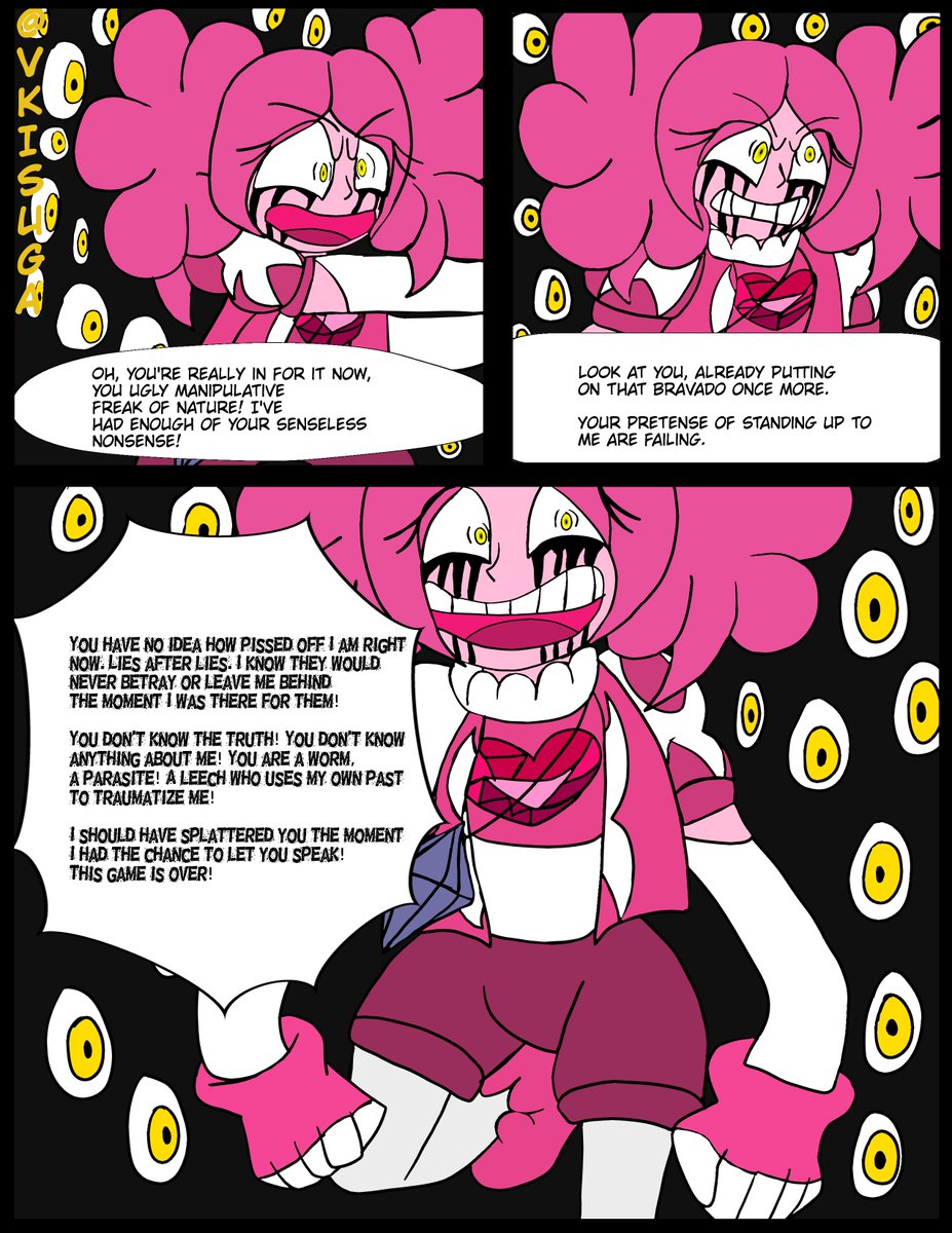 VKisuga's tweet photo. Dottie is reaching the deep end now, and charges toward Legion with fury!

#spineloc #comic #artwork https://t.co/G0FLTv9HI0
