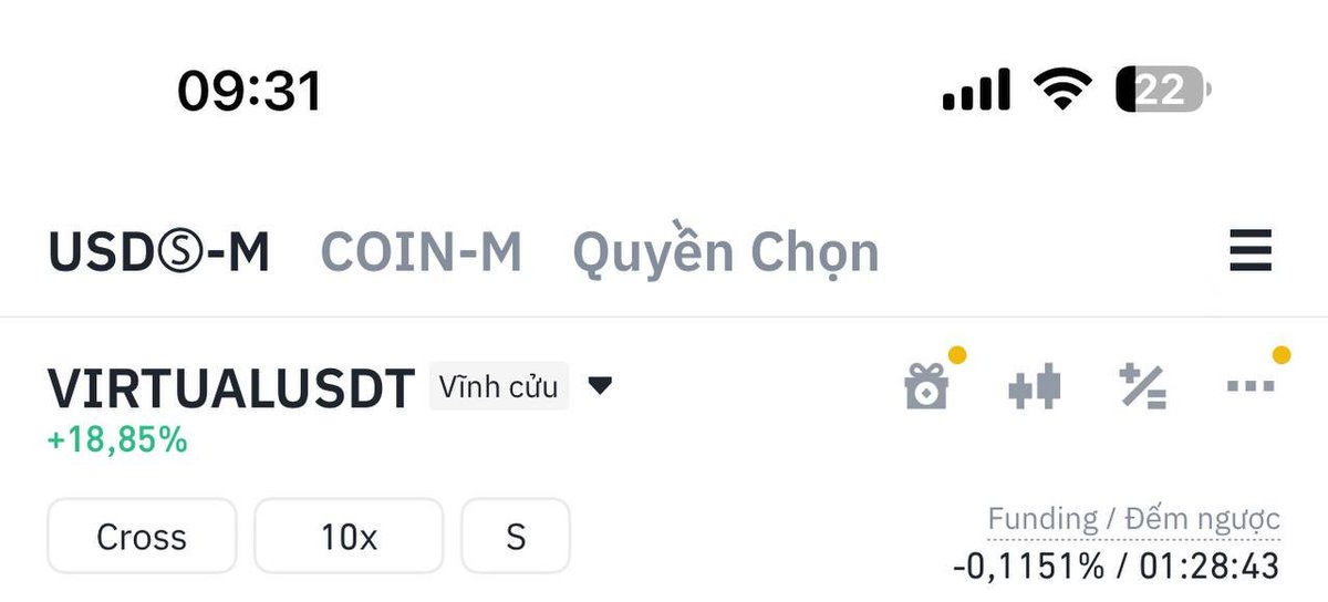 $VIRTUAL funding âm -0.1% rồi 👀

Open Long 📈
