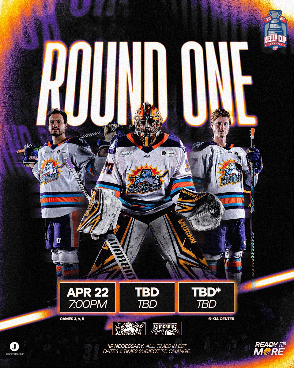 ROUND 1 GAME 3 DATE LOCKED IN FOR APRIL 22ND 🔐 #READYFORMORE 

BE THERE 🎟️ bit.ly/3ZmRr7P