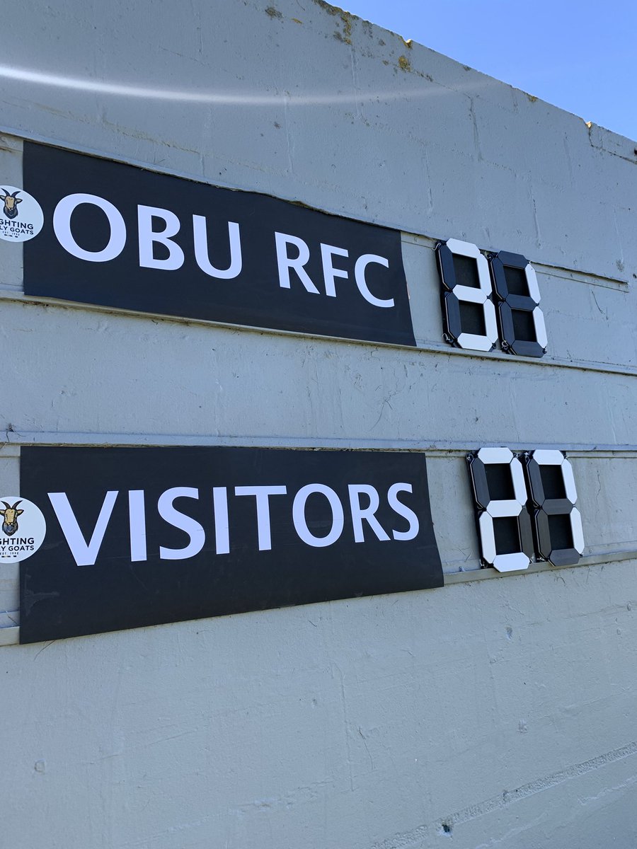 SprottJeremy's tweet photo. Final score OBU premier Reserves v HOBM at Rugby L park Arena. Superb comeback by OBU to win in amazing conditions in the Riviera of South Pacific. 
Premier match about to begin. https://t.co/4Hm0lDeC6V