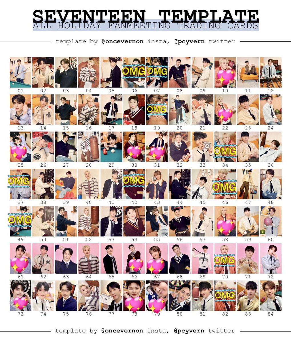 SVTYuu's tweet photo. SEVENTEENセブチ トレカ 交換 HOLIDAY

譲▷ジョシュア、ジュン、ホシ、ウォヌ、ミンギュ、ドギョム、バーノン、ディノ

求▷スングァン＞ウジ＞エスクプス＞THE8
💖優先
セルカ⇄セルカ

郵送同日発送📮
まとめて交換できる方◎

※お返事遅くなる場合があります
 
お気軽にお声掛けください🙇‍♀️ https://t.co/sKi0obXmPr