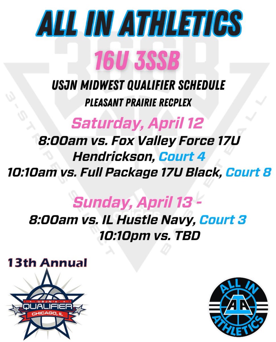 Ava Mersinger (@avamers2027) on Twitter photo Canāt wait to get on the court this weekend! Hereās my schedule. Letās go <a href="/AIAelitegirls/">ALL IN Elite Girls 3SSB</a>!!
<a href="/3SSBCircuit/">3Stripes Select Basketball</a> <a href="/BenetGBB/">Benet Girls Basketball</a>
<a href="/aiathletics/">ALL IN Athletics</a> <a href="/pgh_lisa/">PrepGirlsHoopsLisa</a> <a href="/PGHByron/">Byron Xerxes Livsey</a>
<a href="/PGHIllinois/">Prep Girls Hoops Illinois</a> #3SSBGirls Canāt wait to get on the court this weekend! Hereās my schedule. Letās go <a href="/AIAelitegirls/">ALL IN Elite Girls 3SSB</a>!!
<a href="/3SSBCircuit/">3Stripes Select Basketball</a> <a href="/BenetGBB/">Benet Girls Basketball</a>
<a href="/aiathletics/">ALL IN Athletics</a> <a href="/pgh_lisa/">PrepGirlsHoopsLisa</a> <a href="/PGHByron/">Byron Xerxes Livsey</a>
<a href="/PGHIllinois/">Prep Girls Hoops Illinois</a> #3SSBGirls