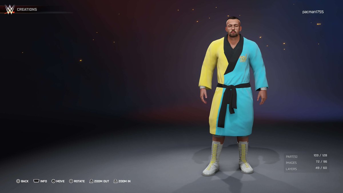 NorthpawEllison's tweet photo. A Noreaster has hit the WWE 2K25 CC on PS5 (PS4 and PC upload coming later.) https://t.co/MnmCDJLwgu
