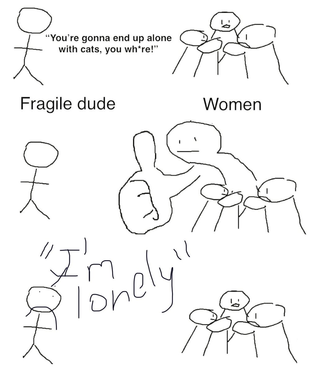 SAWReads's tweet image. Lol updated it for the male loneliness epidemic that us men can’t seem to own responsibility for